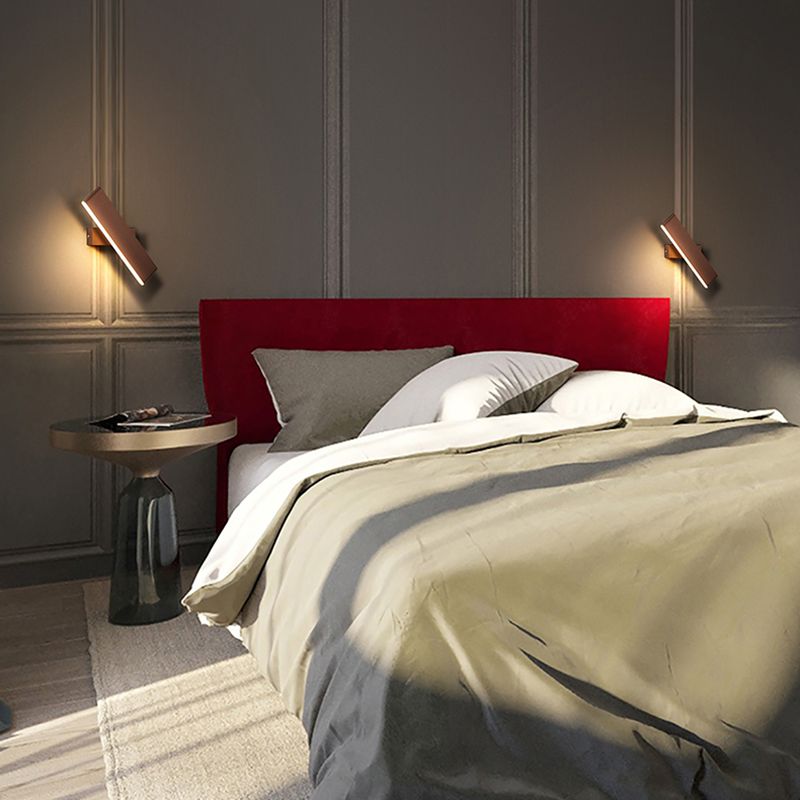 Square Shape Metal Wall Light Modern Style 1 Light Wall Lighting Fixtures