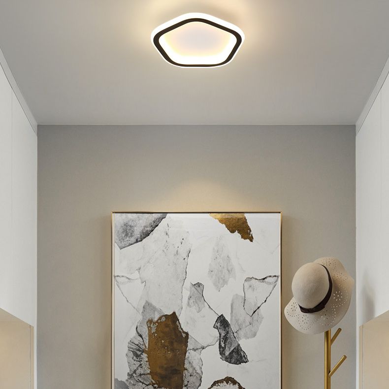 Ultra-Thin Flush Mount Ceiling Light Fixture Modern Minimalist Style Acrylic Flush Ceiling Lights