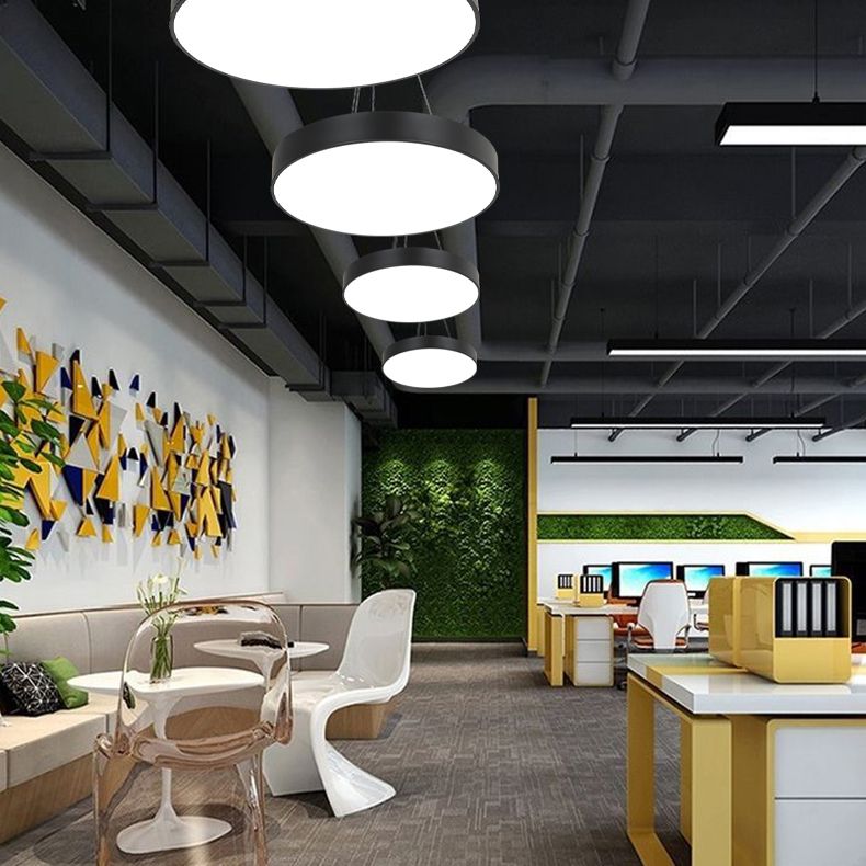 Modern Minimalist Pendant Lighting Fixtures Acrylic Hanging Pendant Lights for Meeting Room