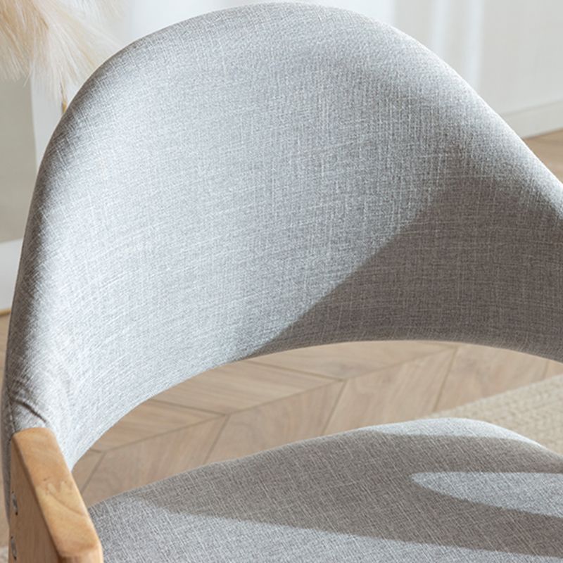 Silla de comedor abierta con acabado mate tapizada para tienda de té con leche escandinava