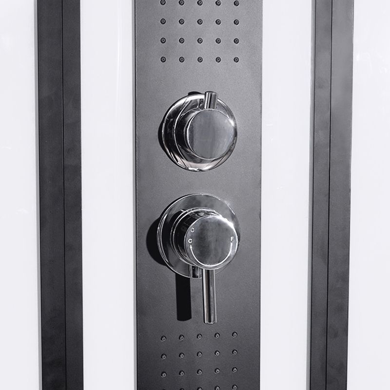 Framed Corner Shower Enclosure Single Sliding Clear Shower Enclosure