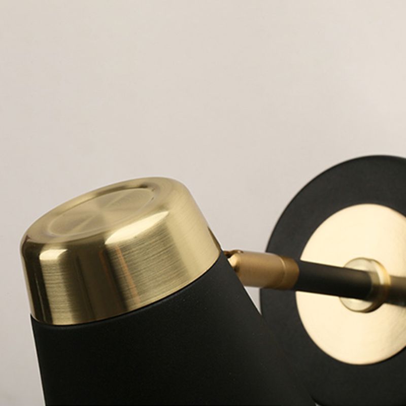 Modern Simple Aluminum Wall Light Bell Shape Rotatable Wall Lamp for Living Room