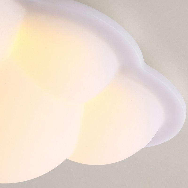 Modernism Flush Mount White LED Ceiling Light Fixture for Bedroom