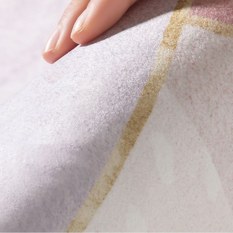 Stylish Smoky Cloud Pattern Rug Modern Polyester Carpet Anti-Slip Area Rug for Home Decor