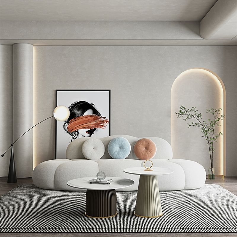 Contemporary Stationary Living Room Armless Standard Cushions Sofa