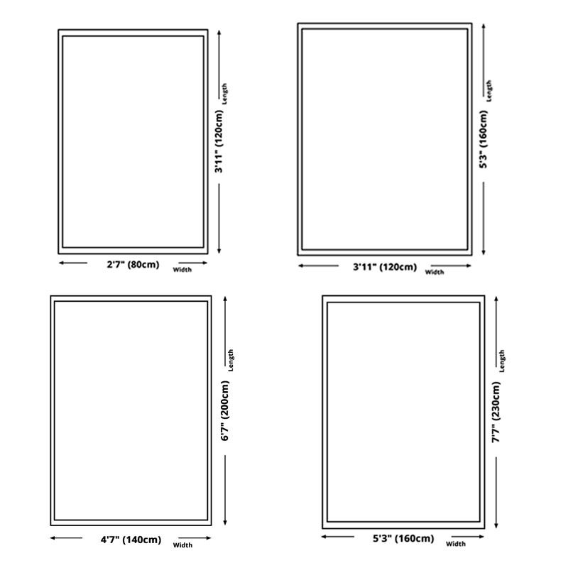 Green Modern Area Carpet Animals Pattern Polyester Area Rug Stain Resistant Rug for Home Decor