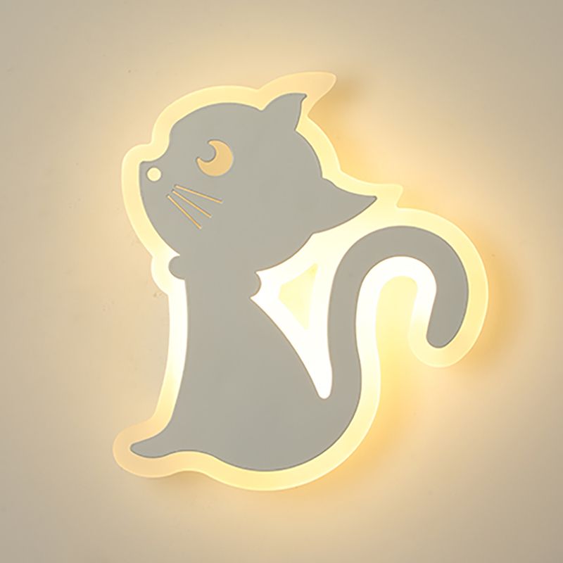 Modern Style Sconce Light Fixture Household Cat Wall Mounted Lamp for Sitting Room