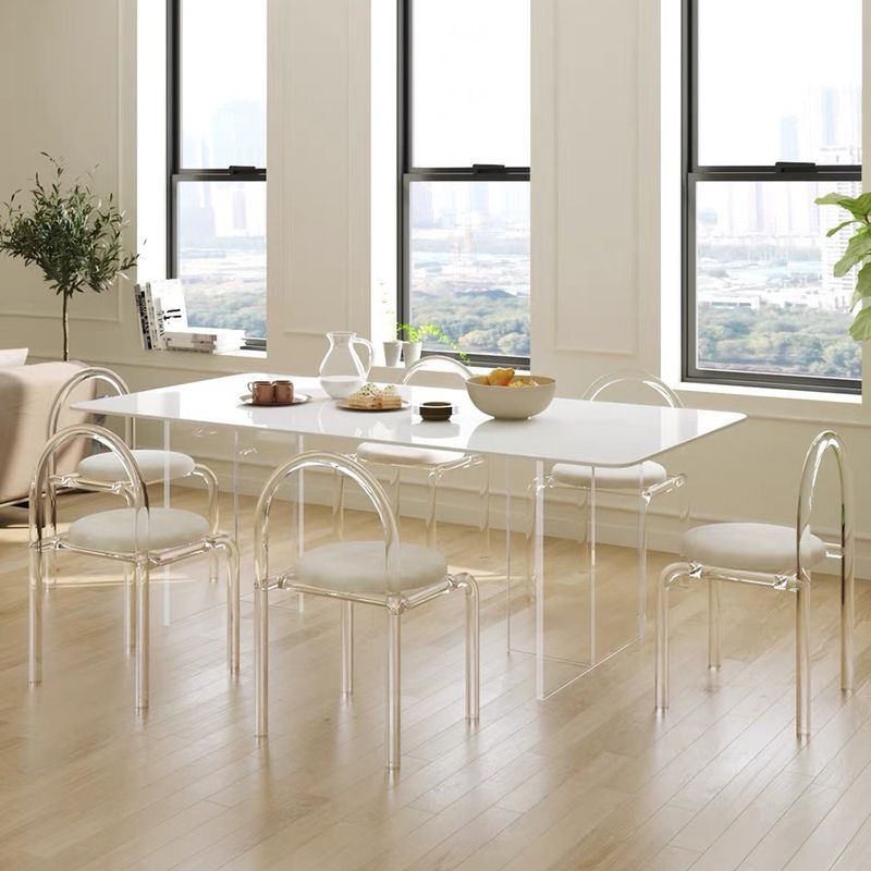 Modern 1/7 Pieces Dining Set Stone Dining Table for Kitchen Dining Room