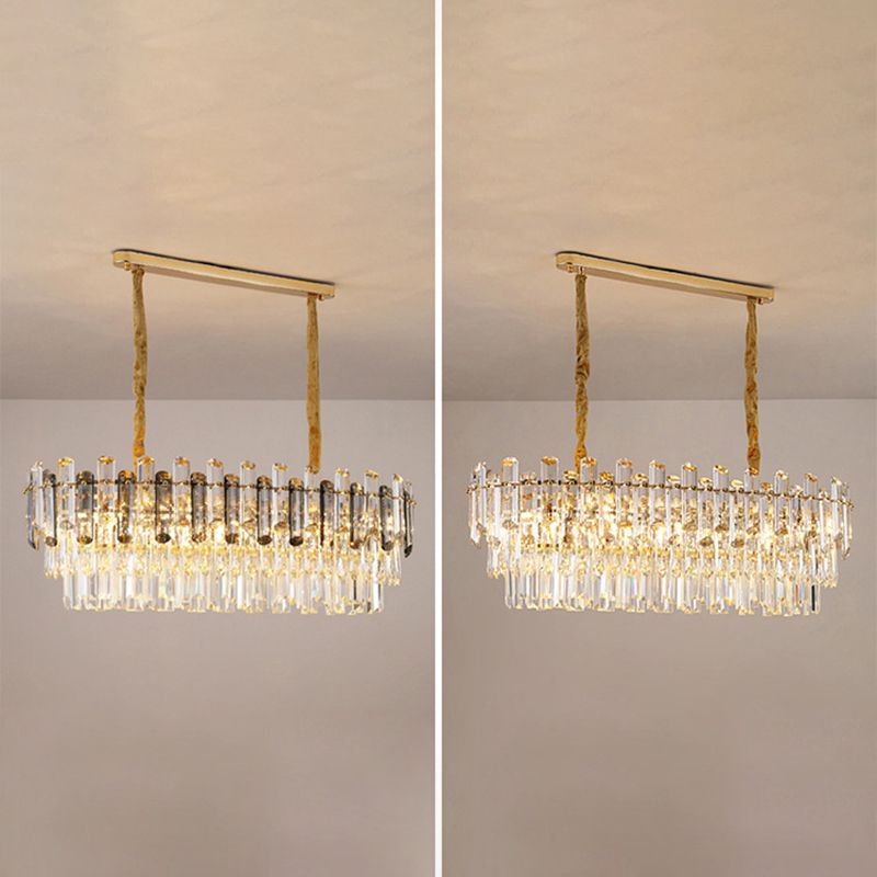 Moderne Stil Geometrische Inselleuchten Kristallpendelleuchten für Kücheninsel