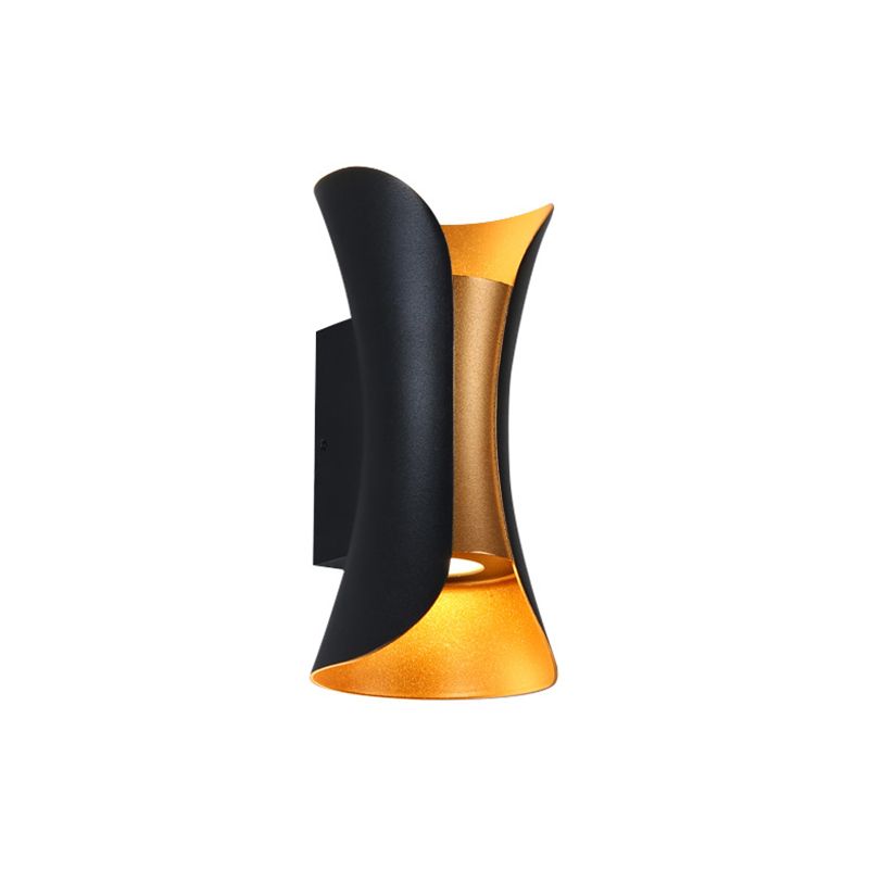 Patio posmoderno de aluminio en forma de reloj de aluminio Luce hacia abajo