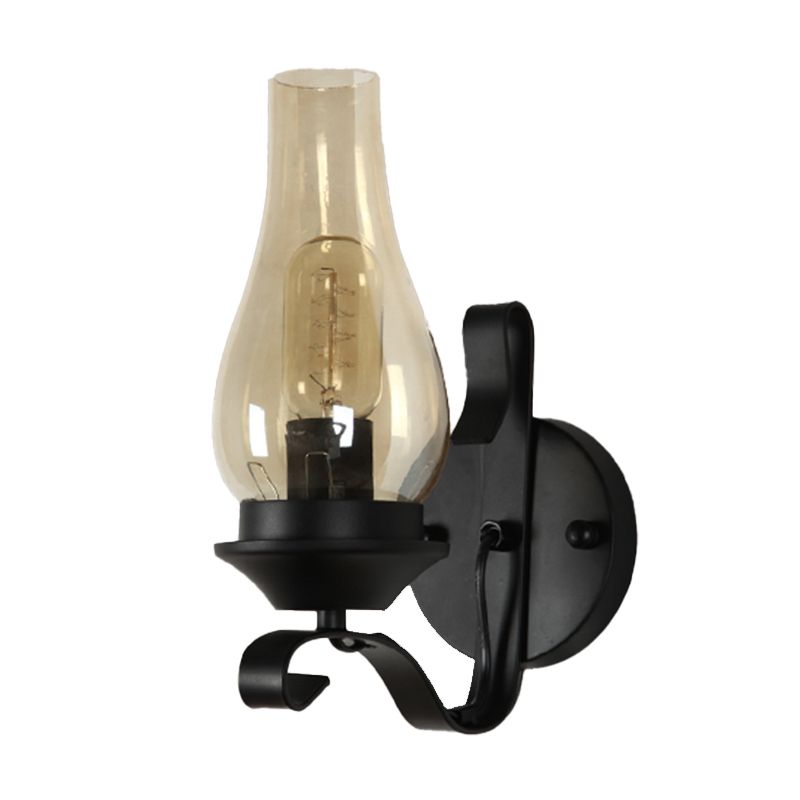 Industrial Metal Wall Sconce Lighting 1-Light Wall Mounted Lights for Dining Room