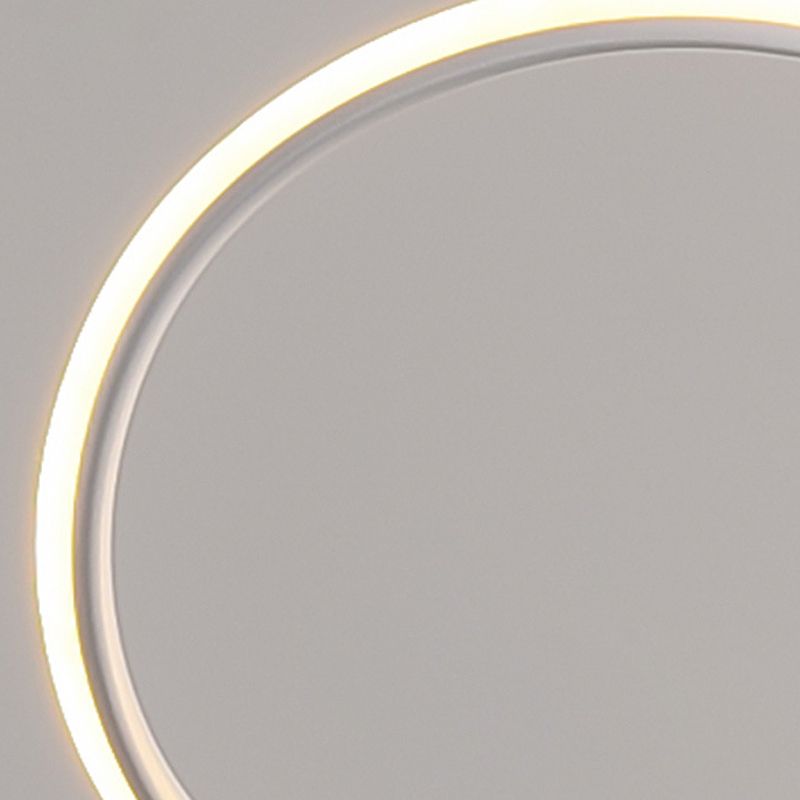 Lámpara lineal blanca lámpara moderna una luz LED LIGHT para dormitorio