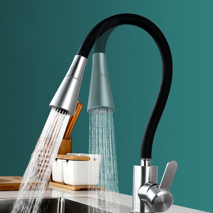 Modern Universal Tube Water Filler One Handle High Arch Kitchen Faucet