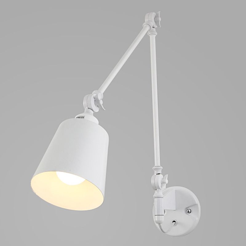 1 Éclair de mur à bras swing léger léger Laut en métal de style moderne