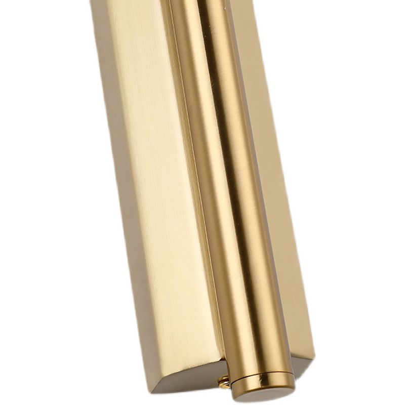 Illuminazione a parete in metallo a 1 luce moderna a forma lineare illuminazione montata a parete