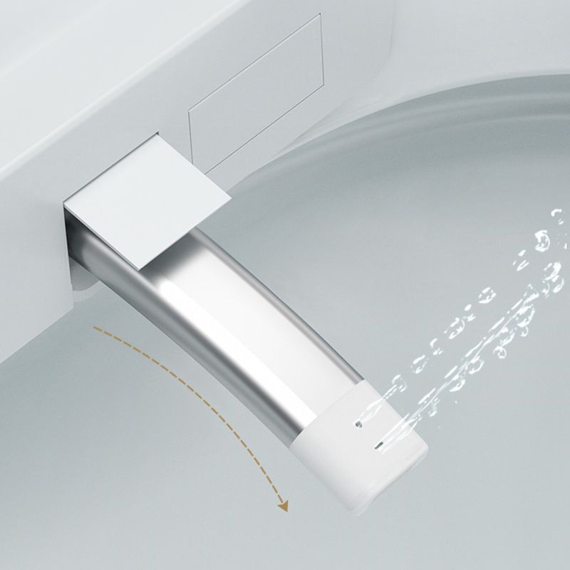 Modern Porcelain Toilet Floor Mounted Siphon Jet All-In-One Toilet Bowl