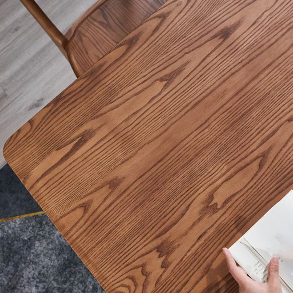 Juego de comedor de madera maciza de estilo tradicional con mesa de altura tradicional y 4 patas base para uso en el hogar