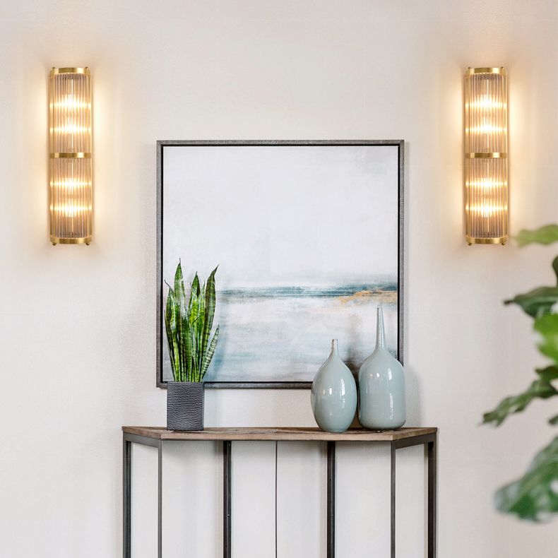 Crystal Linear Wall Sconce Lights Modern Multi Lights Multi Lights Lampes murales