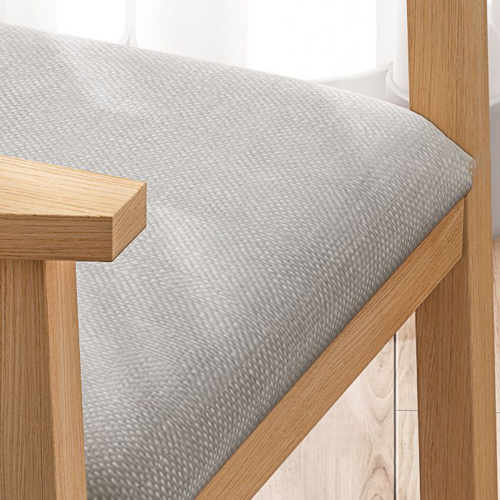 Chaise de salle à manger en bois avec fauteuil à dossier massif en bois d'hévéa scandinave avec pieds naturels