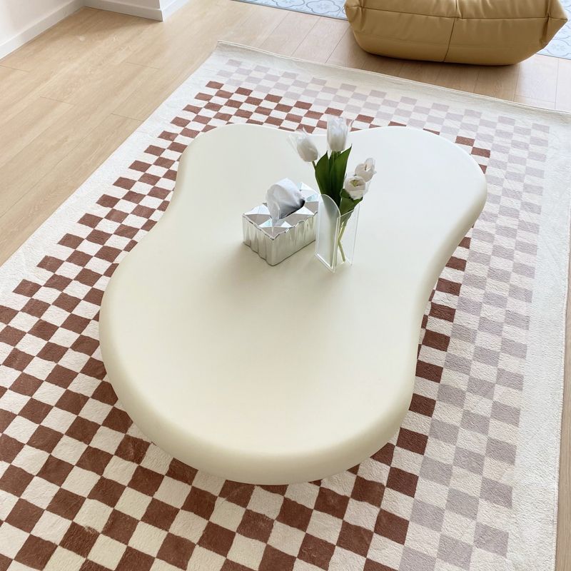 Scandinavian 3 Legs Coffee Table Free form Wooden Cocktail Table for Living Room