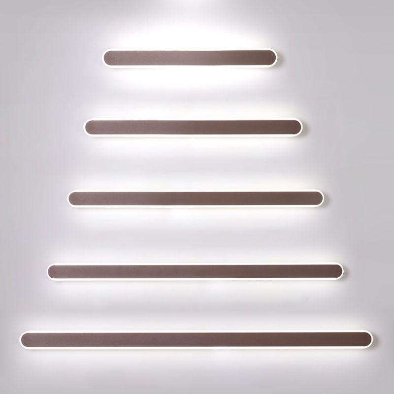 Modern LED Wall Mount Light 1-Light Wall Light with Acrylic Shade for Bedroom