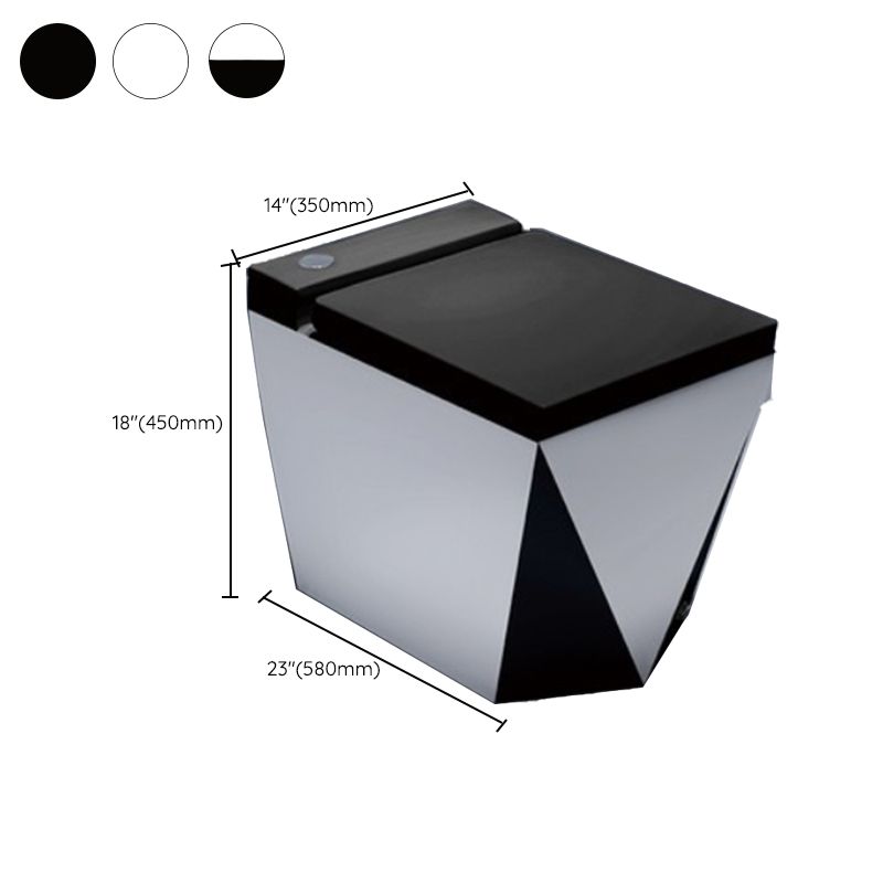 Floor Mounted Urine Toilet One Piece Toilet Modern Porcelain Toilet