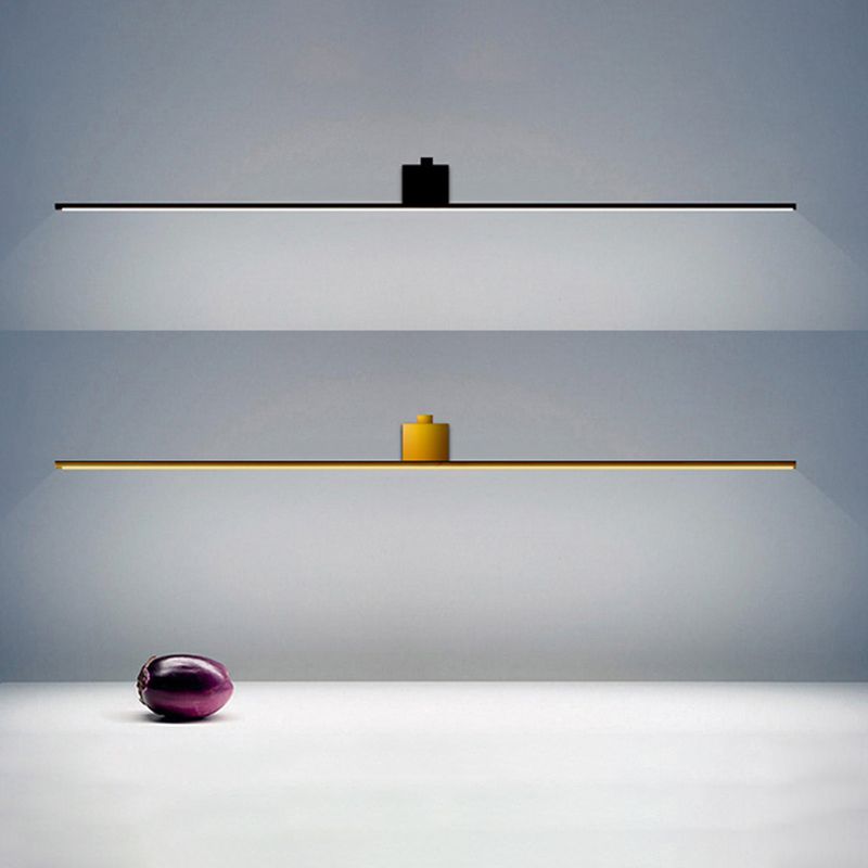 LED Metall Wandleuchte Lampe Einfache moderne linienförmige Innenwandmontageleuchte