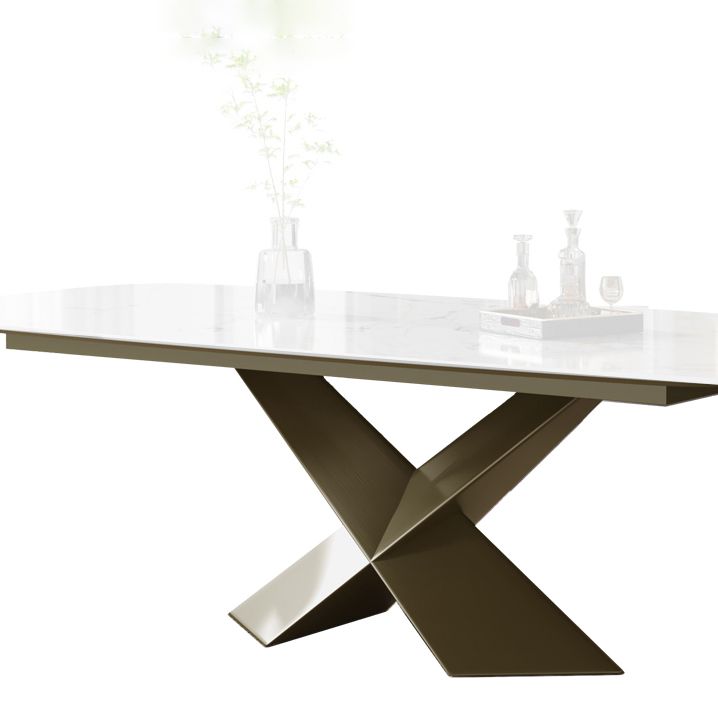 Rectangle Dining Table Sintered Stone Dining Table for Dining Room
