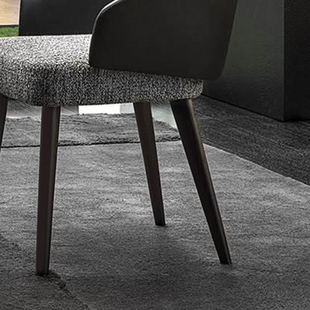 Industrial Arm Chair Metal Solid Back Dining Room Chair for Home