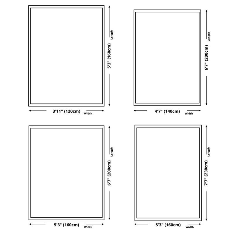 Tapis de couleur de couleur de luxe tapis en polyester tapis de support non glip