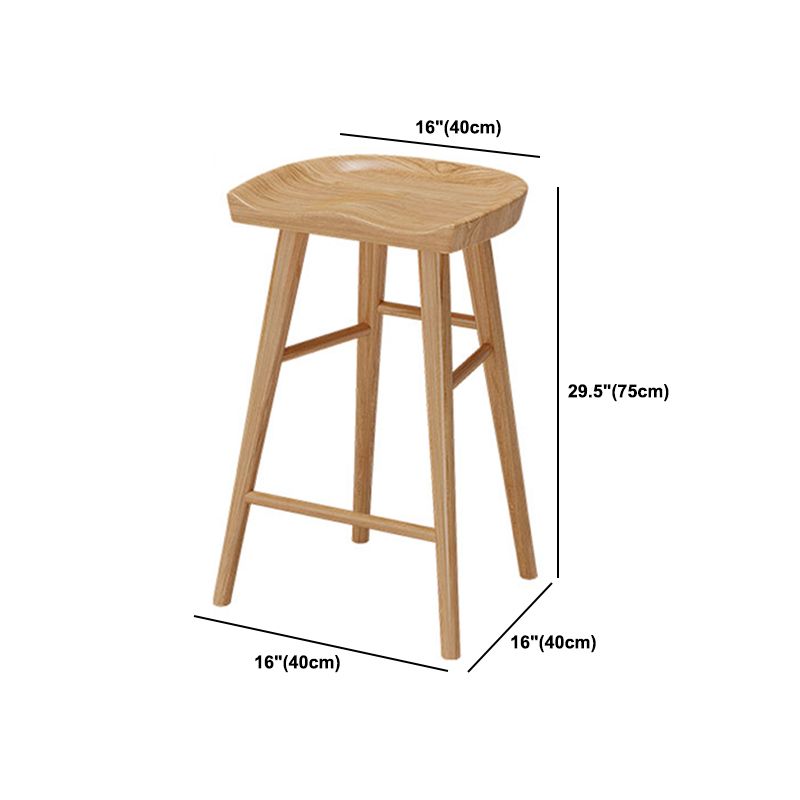 1/2/5/9 Pieces Modern Rectangular Pub Table Set Wooden Counter Table with Backless Stools