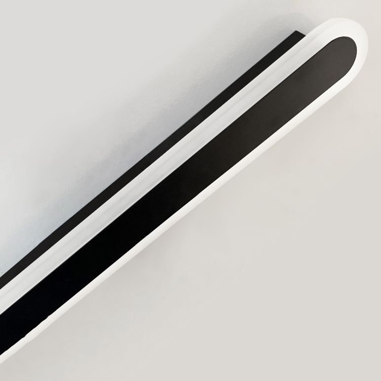 Metal Linear Shape Wall Light Modern 1-Light Wall Mount Fixtures
