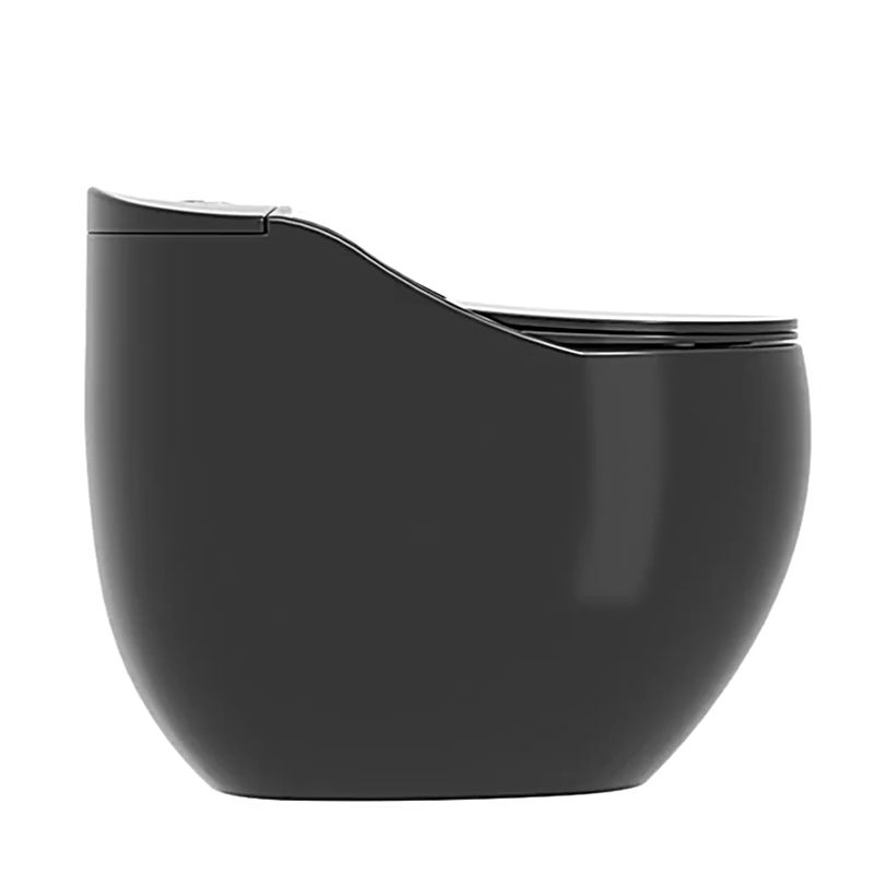 Modern Ceramic Flush Toilet Floor Mount Urine Toilet with Slow Close Seat for Washroom