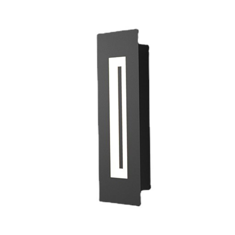 Metal Geometric Wall Light Nordic Black LED Wall Sconce for Living Room