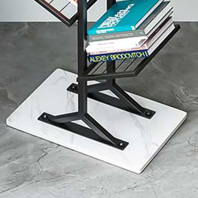 Modern Style Metal Bookshelf Etagere Shelf Bookcase for Home