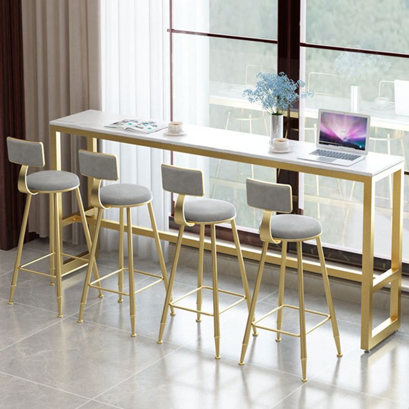 1/2/5/7/9 Pieces Pub Dining Set Modern Rectangular Table and Stool Set