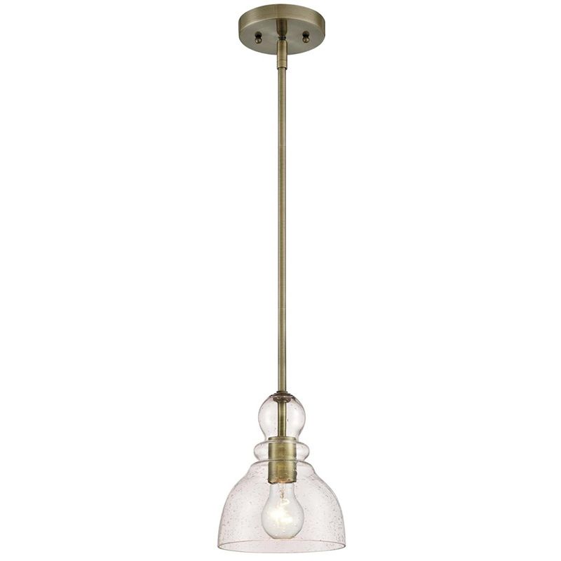 Lampada a sospensione a forma di zucca industriale Light a pendente in vetro a 1 bulbo per tara da pranzo