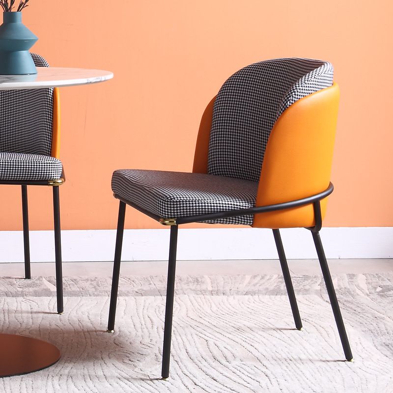 Modern Style Parsons Side Chair Upholstered Indoor Dining Chair