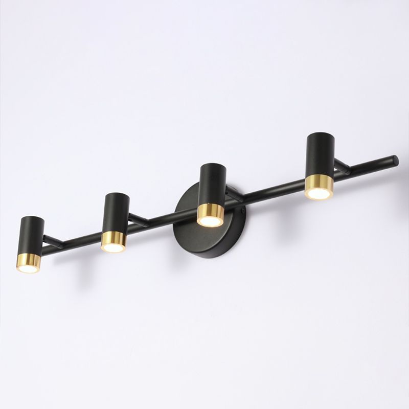 Luci specchietti di vanità cilindri Light Nordic Luxury Style Metal Vanity Lampada