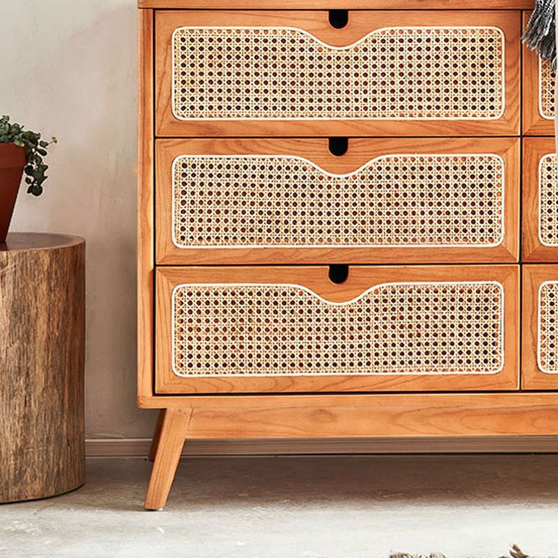 Traditional Dresser Wooden Storage Chest Dresser with Drawers