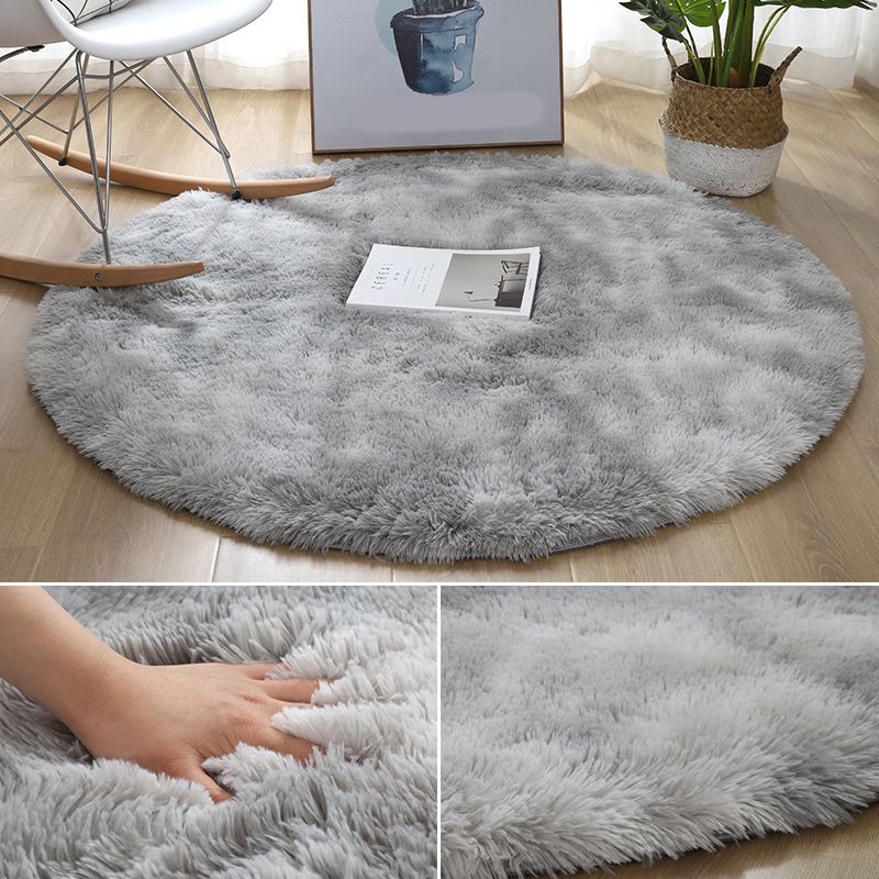 Casual Bedroom Rug Multi Colored Polyster Indoor Rug Non-Slip Backing Easy Care Washable Carpet