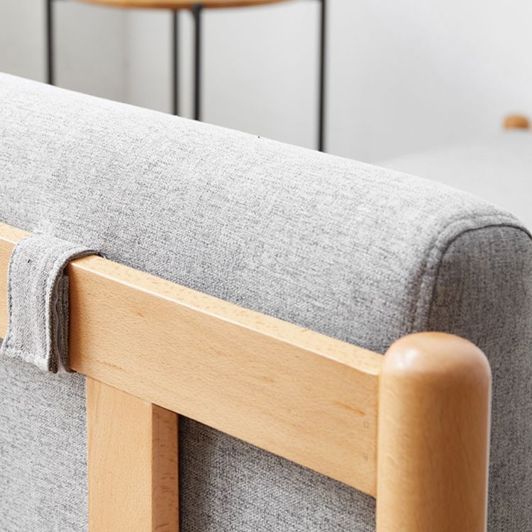 31.5" W Solid Wood Removable Sleeper Sofa Scandinavian Sofa Bed