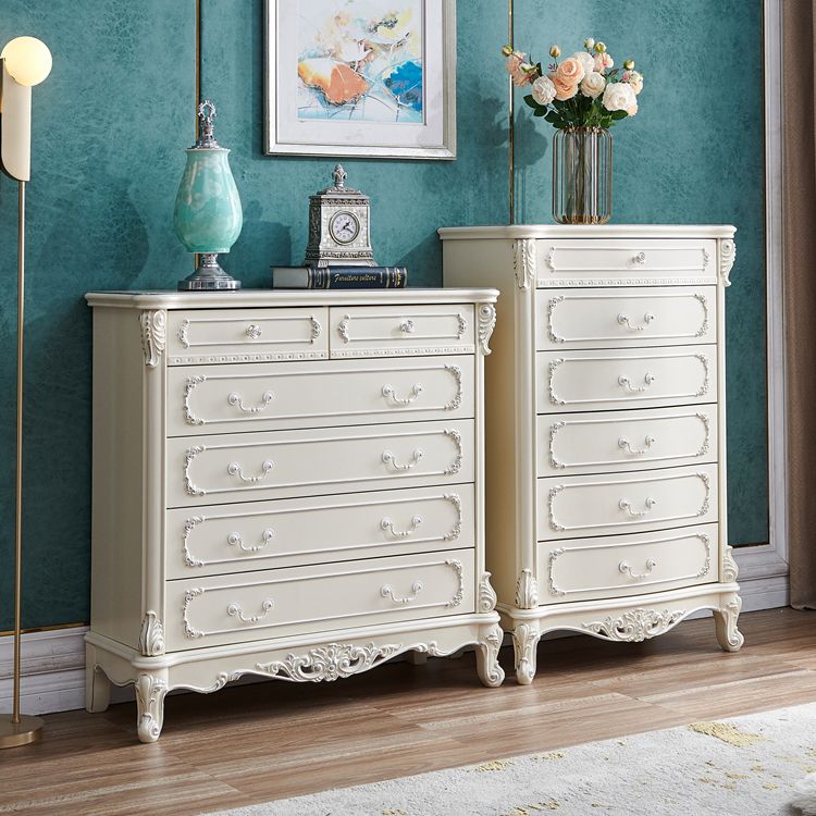 Traditional Storage Chest Dresser Solid Wood Dresser for Home