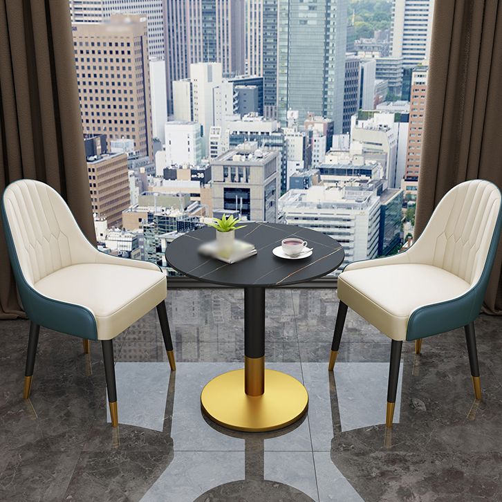 Silla de metal estilo escandinavo Sillas de comedor con respaldo Parsons (juego de 2)