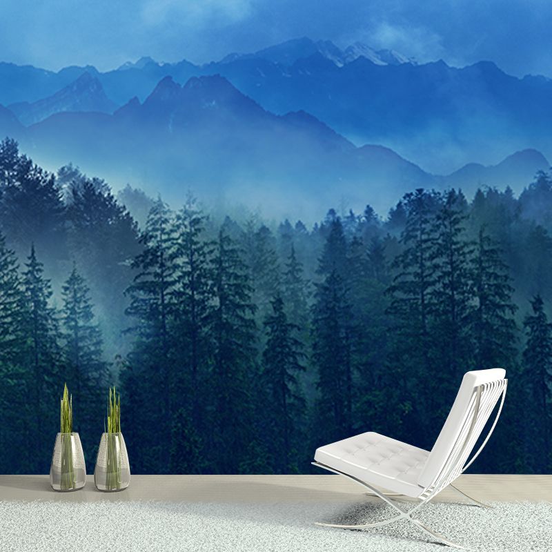 Modern Photography Mural Wallpaper Mountains Living Room Wall Mural