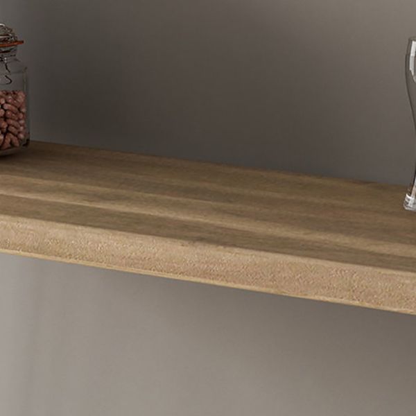 Rectangle Solid Wood Console Table Ironcraft Frame Accent Table for Hall