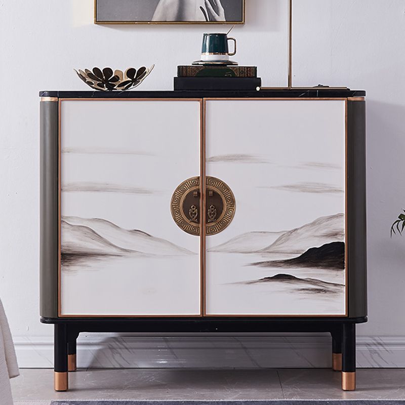 Modern & Contemporary Style Wood Buffet Sideboard with Cabinets