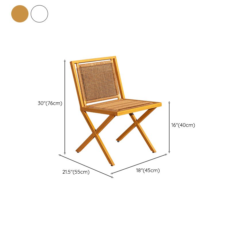 Contemporary Style 2/3 Pcs Dining Set Stone Square Dining Table Set