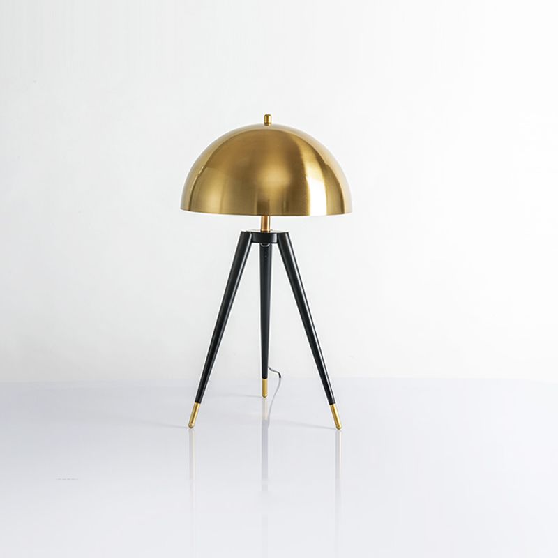 Contemporary Style Geometric Night Table Lamps Metal 1-Light Table Lamp