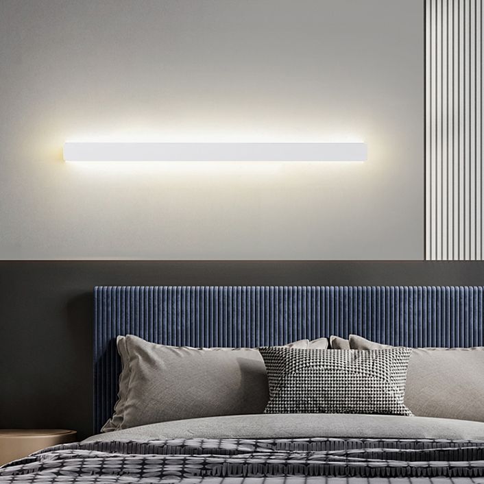 Rectangle Wall Light Modern Style LED Indoor Bedroom Line Wall Lamp Fixture